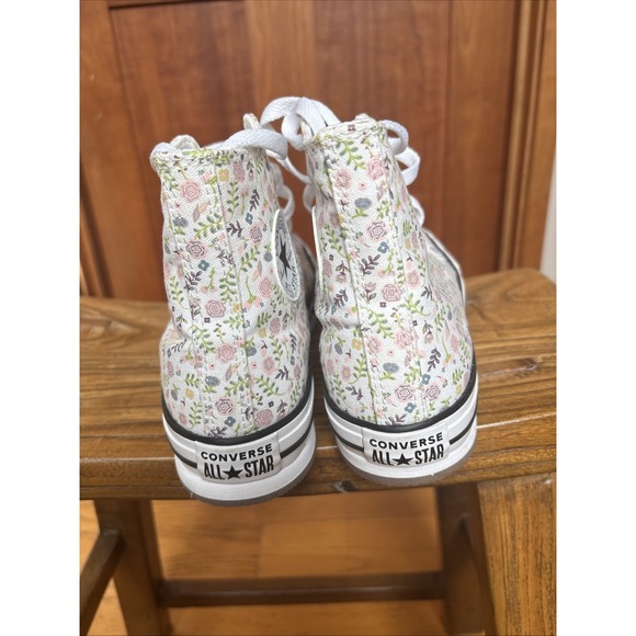 Woman's Converse Floral Chuck Taylor All Star EVA Lift Platform Size 5.5 - Picture 6 of 12